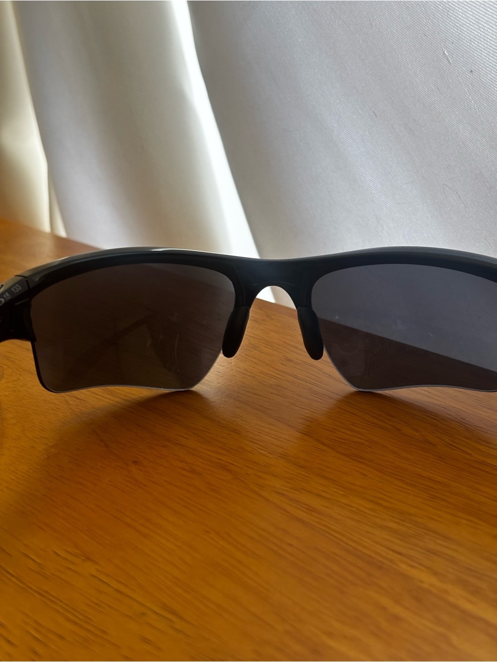 Oakley Men’s Black Frame with Grey Mirrored Lenses Sport Sunglasses - Picture 6 of 14